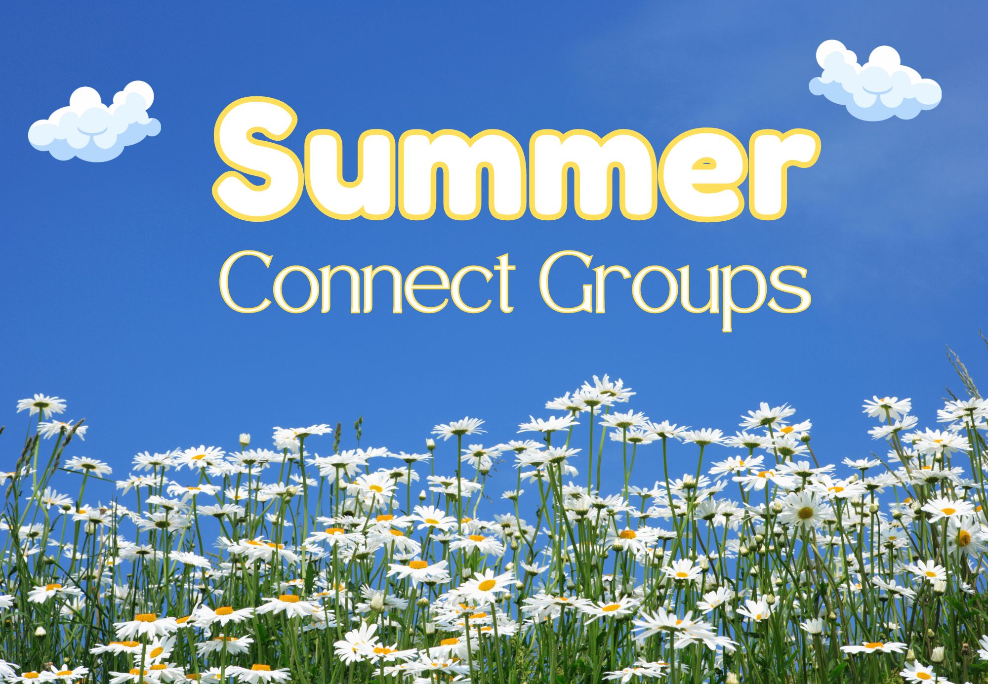 New Groups Start in July - Click image for more details