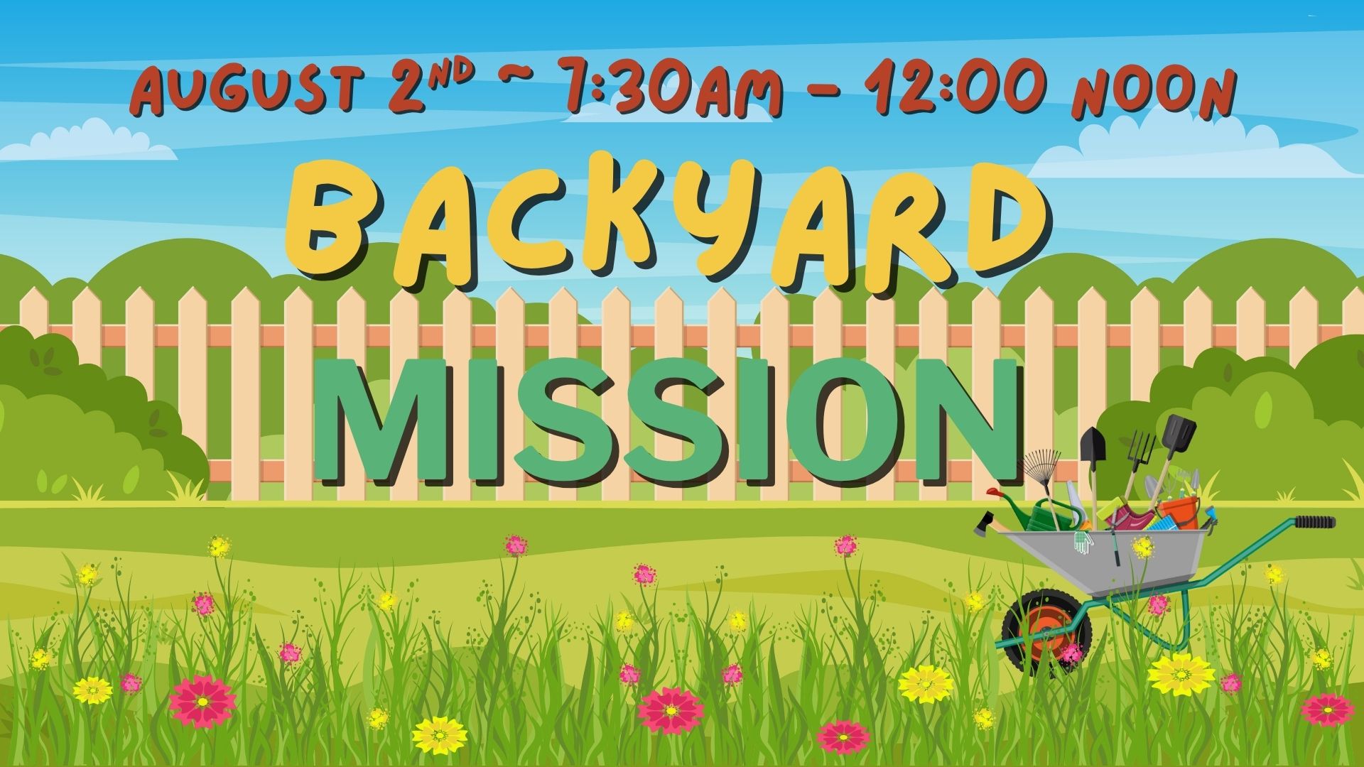 Missions Event - Contact Pastor Adam for details & to volunteer